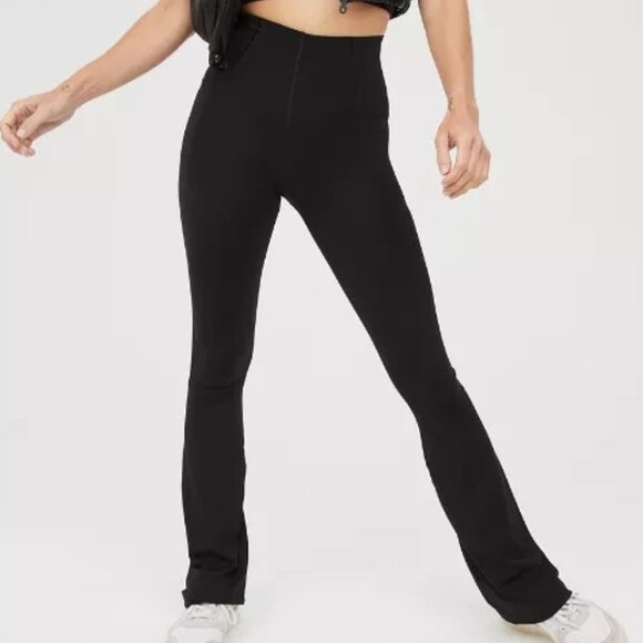 Aerie OFFLINE Real Me Extra Bootcut Leggings – Black XL - Picture 1 of 5